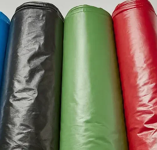 colored garbage bags